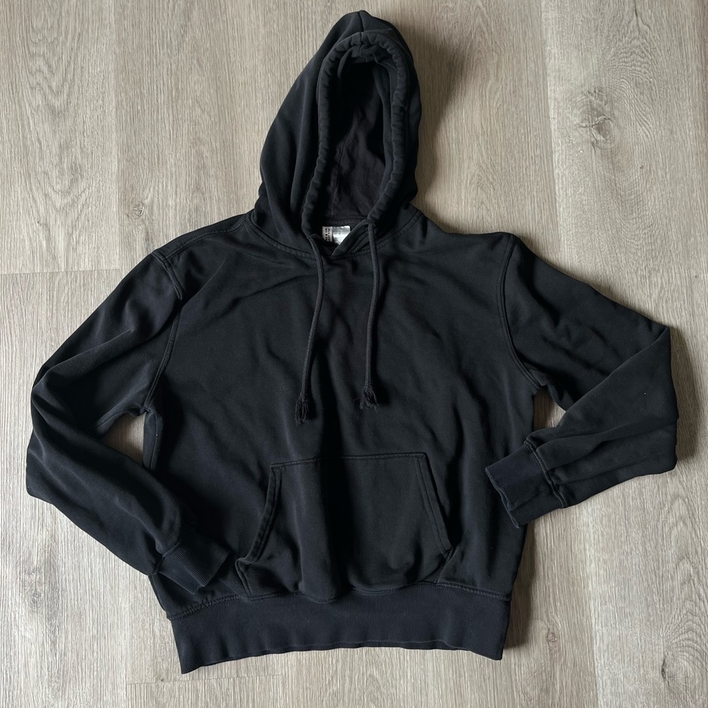 H&M Boys Black Basic Hoodie size XS